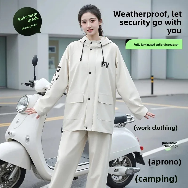 Unissex motocicleta terno de c - Fishing Rain Suit avaliação e preço