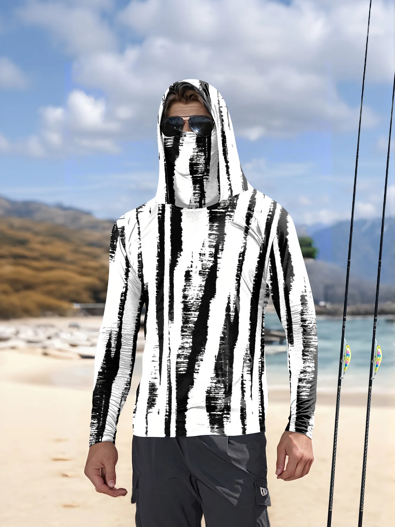 Camisola de pesca com capuz e  - Fishing Hoodie avaliação e preço