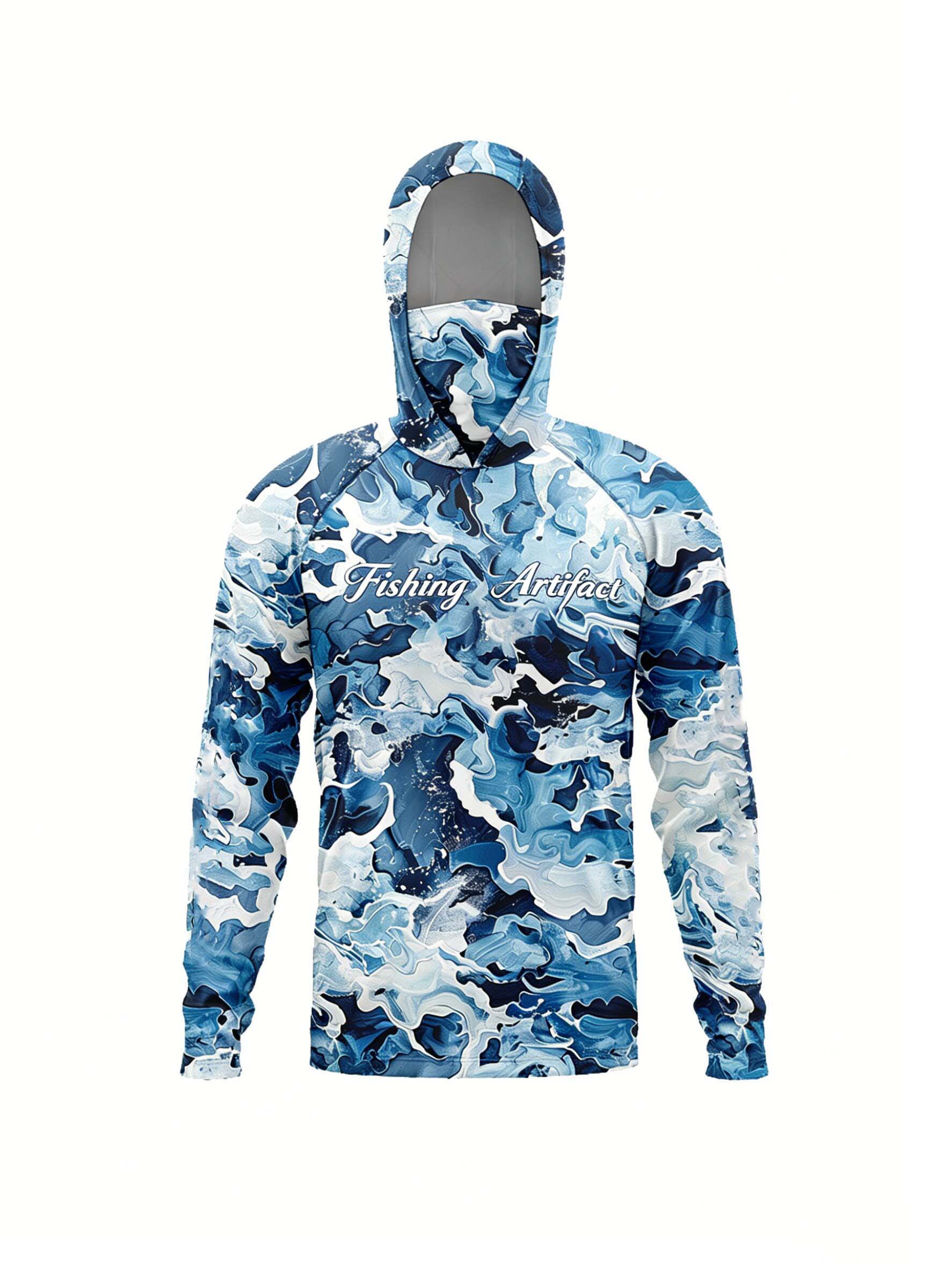 Camisa de Pesca Masculina de V - Fishing Hoodie avaliação e preço
