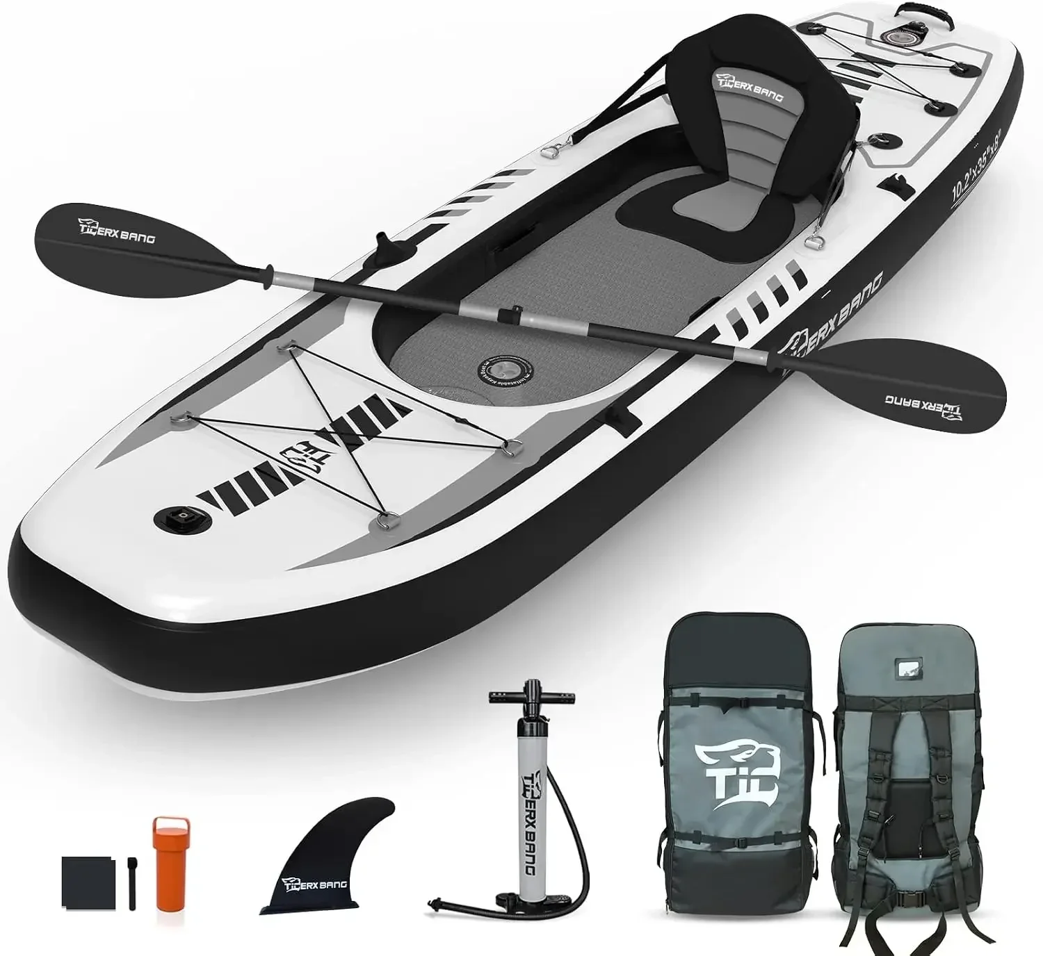 TIGERXBANG, caiaque insuflável - Fishing Backpack avaliação e preço