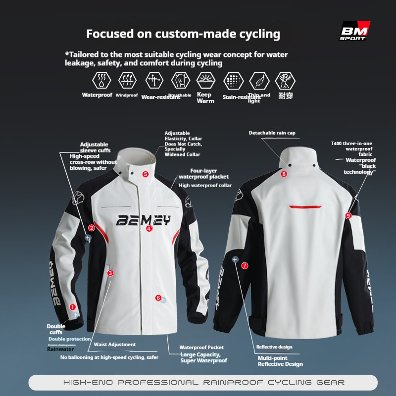 Capa de Chuva para Motociclist - Fishing Rain Suit avaliação e preço